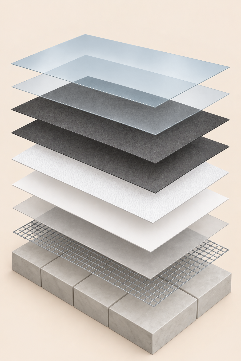 Capas sobre azulejo
